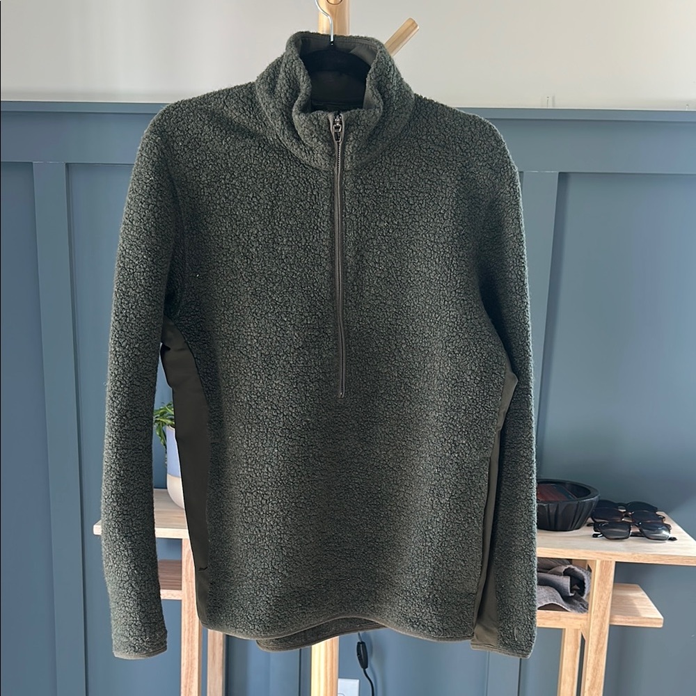 lululemon athletica Green Zip Up Sweater